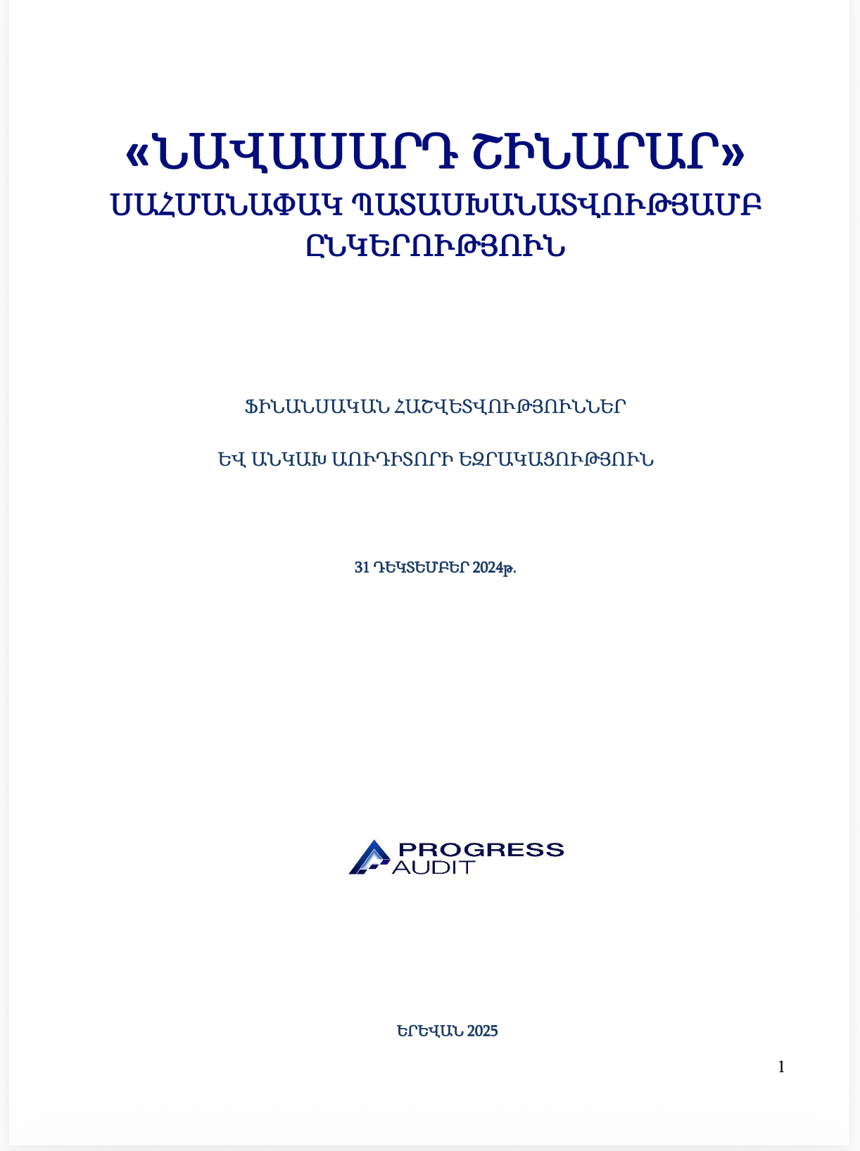 financial report 2024